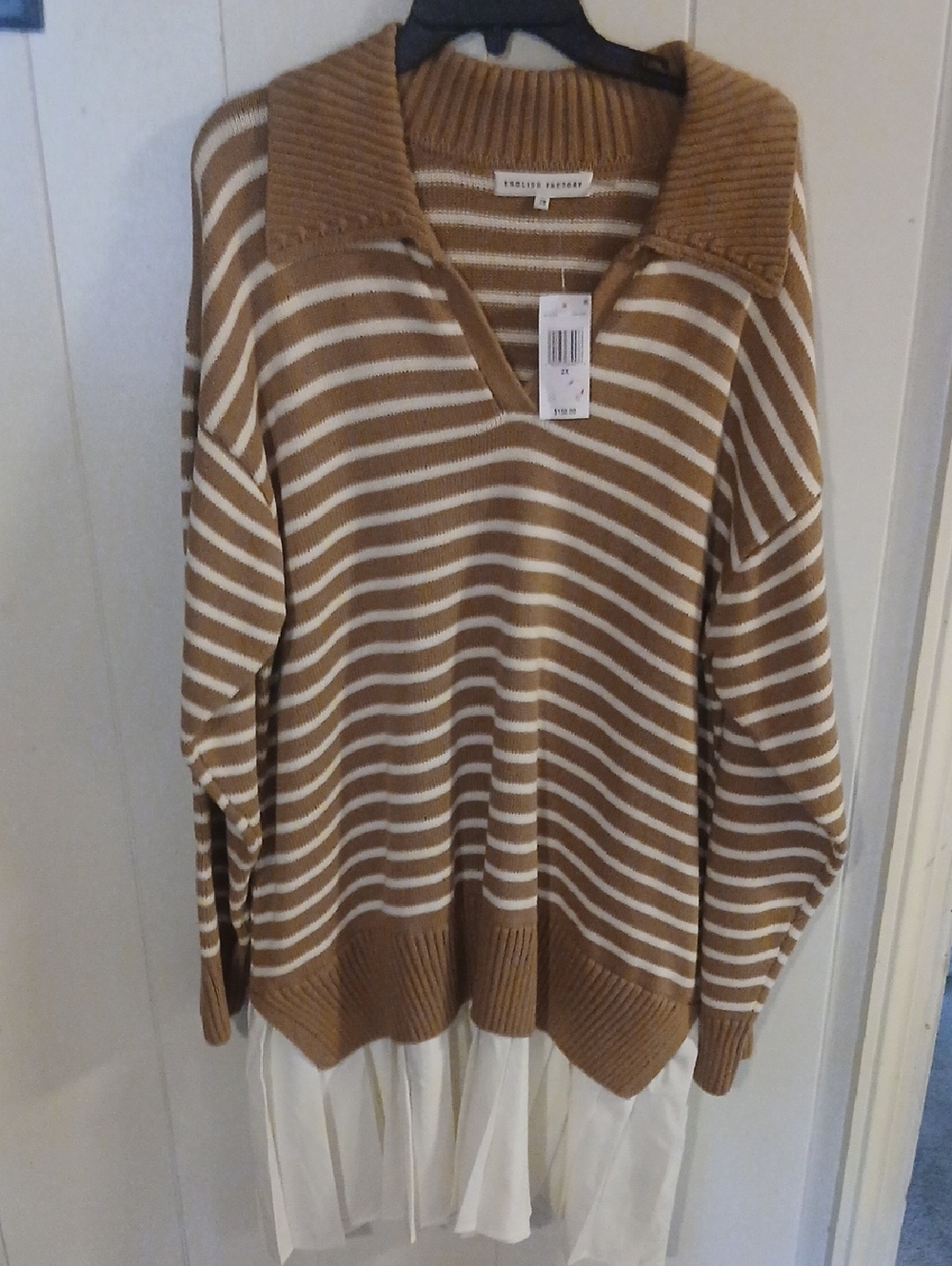 Womens 2x English Factory Dress